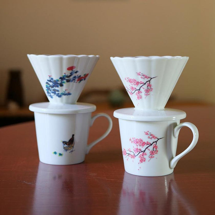 [COFFEE DRIPPER] CHERRY BLOSSOMS | COLOR & DESIGN CHANGE | MINO WARES | MARUMO TAKAGI