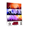 Display Geek Geekal Out of Box Custom Background Insert Funko Pop Soda Vinyl Display Case Pop Shelf Shelves vaulted kubbies rock hip hop concert music theme