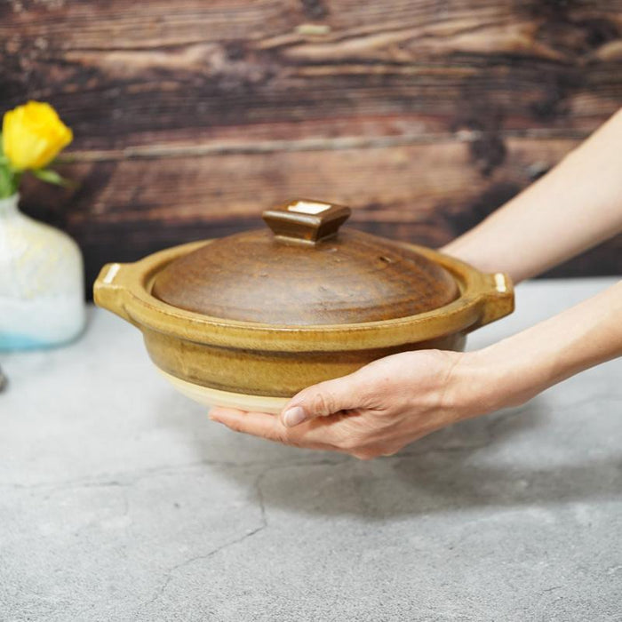 [COOKER (POT)] HANG OUT FOR 1-2 PEOPLE EARTHENWARE POT | SHIGARAKI WARE