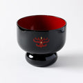 Black and red lacquerware footed bowl with Ainu motif | Ainu crafts, CIKARPE AKAN, Hokkaido