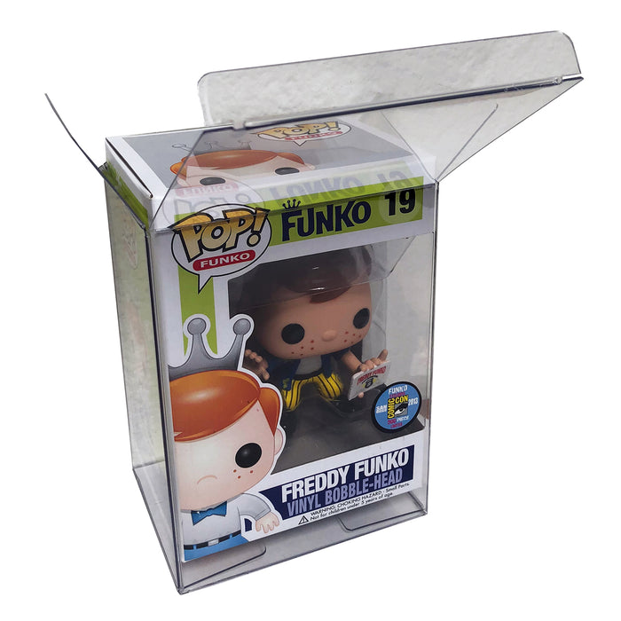 ULTRA HEAVY DUTY Flex Stack Pop Protectors for 4 in. Funko Vinyl Collectible Figures, 80mm thick - Display Geek
