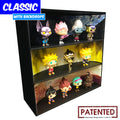 **BACK IN STOCK MAY 13TH** DRAGON BALL - Display Case for Funko Pops with 3 Backdrop Inserts, Corrugated Cardboard - Display Geek