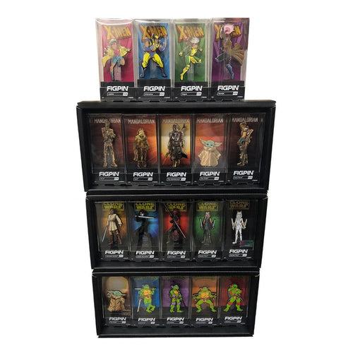 Display Geek Best FiGPiN enamel pin Display Case Shelf Shelves Eco Original vaulted kubbies collect awesome xmen mando star wars tmnt