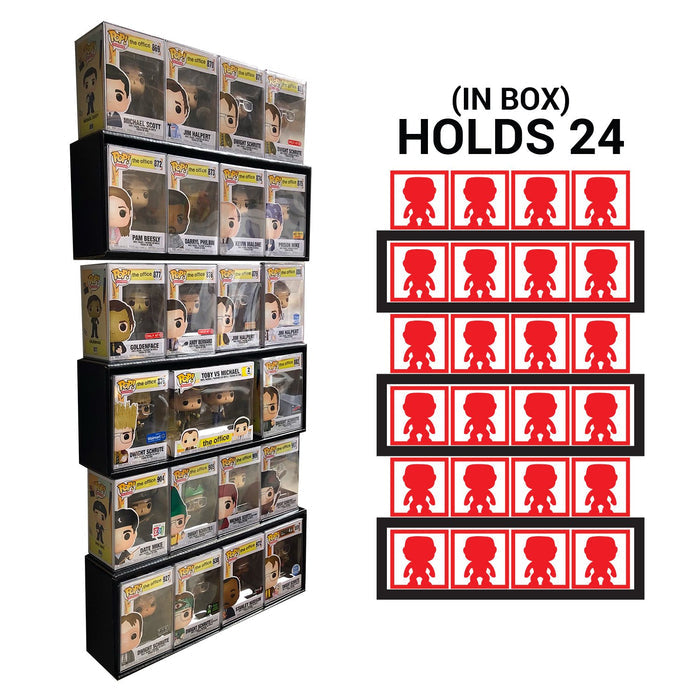 Display Geek Out of Box Funko Pop Vinyl Display Case Pop Shelf Shelves vaulted kubbies