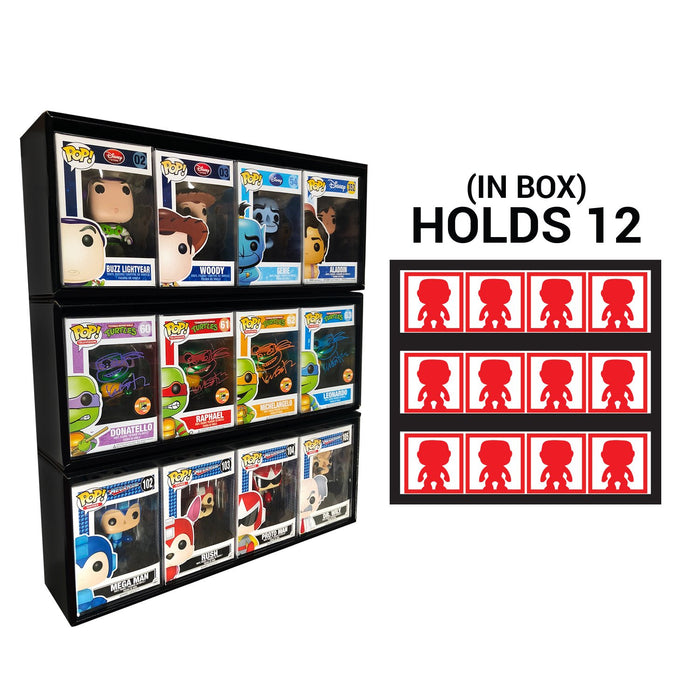 Display Geek Out of Box Funko Pop Vinyl Display Case Pop Shelf Shelves vaulted kubbies