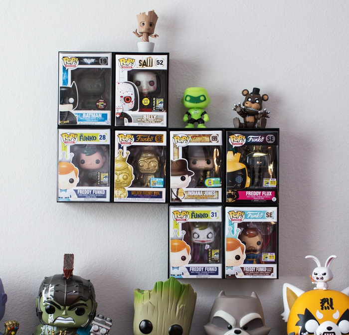 (DISCONTINUED) PLASTIC MODULAR - Display Case for Funko Pops (ABS Plastic)