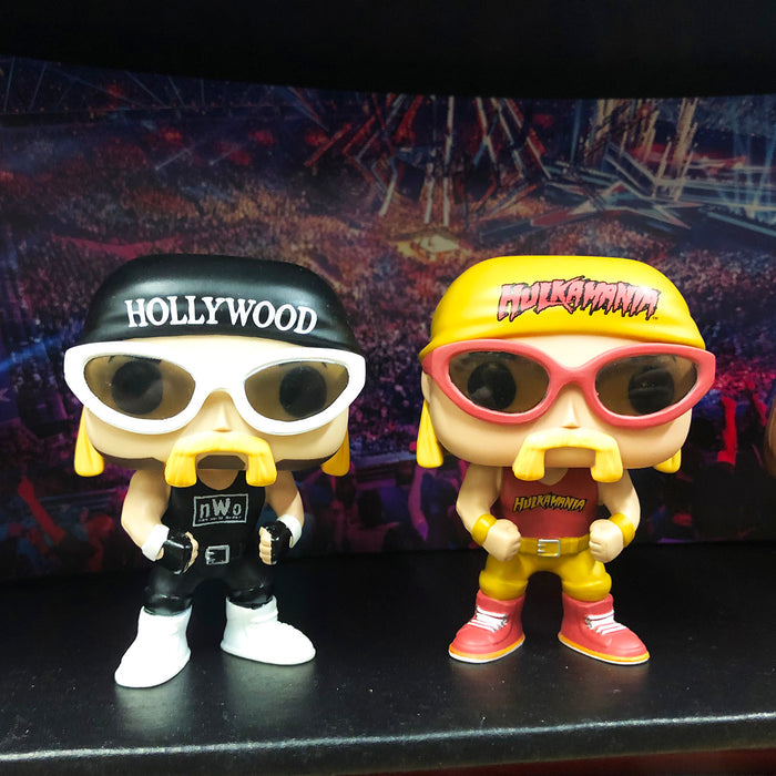 **BACK IN STOCK MAY 13TH** WWE - Display Case for Funko Pops with 3 Backdrop Inserts, Corrugated Cardboard - Display Geek