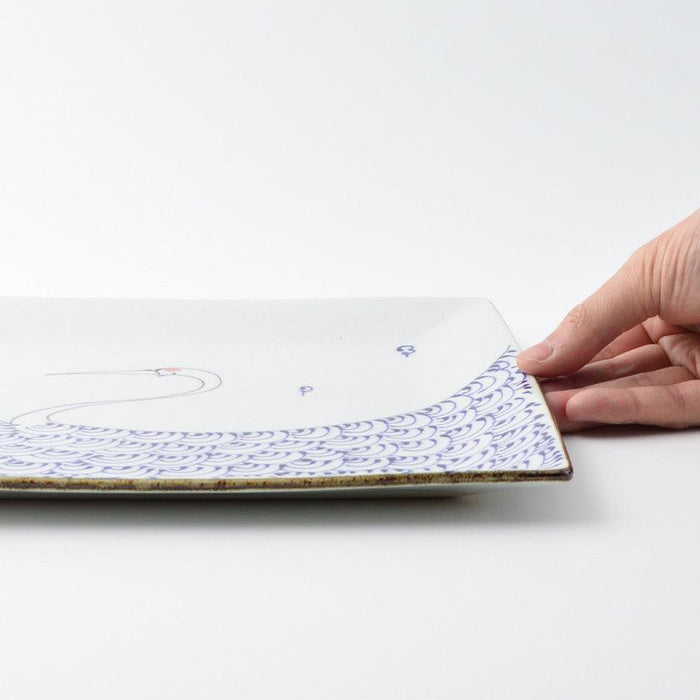 [DISHES] KOTOHOGI SQUARE PLATE (L) | HASAMI WARES| SAIKAI TOKI
