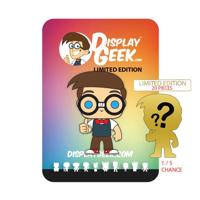 Display Geek Mascot Collectible Soft Enamel Pin - Display Geek
