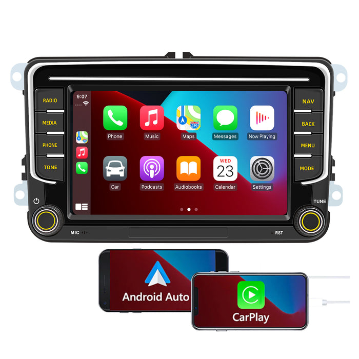 Double 2 Din Android 13 Gps Touch Screen Stereo Car Radio Player Fit for vw Polo passat jetta Golf Mk5