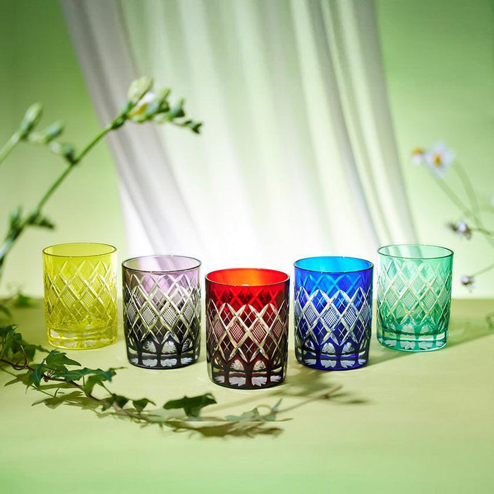 [EDO KIRIKO] YARAI NANAKO OLD-FASHIONED GLASS | TABLEAU