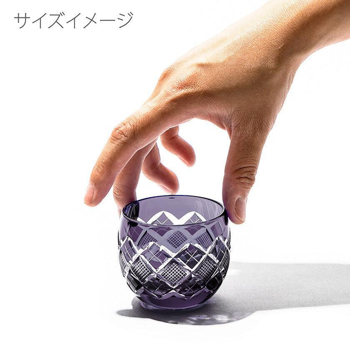[EDO KIRIKO] YARAI NANAKO SAKE CUP PAIR | TABLEAU