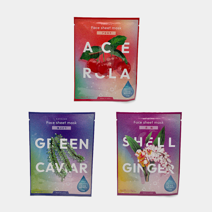 [FACE MASK] NATURE FACE MASK  &nbsp|&nbsp  TREASURES OF OKINAWA  &nbsp|&nbsp  KANASAN