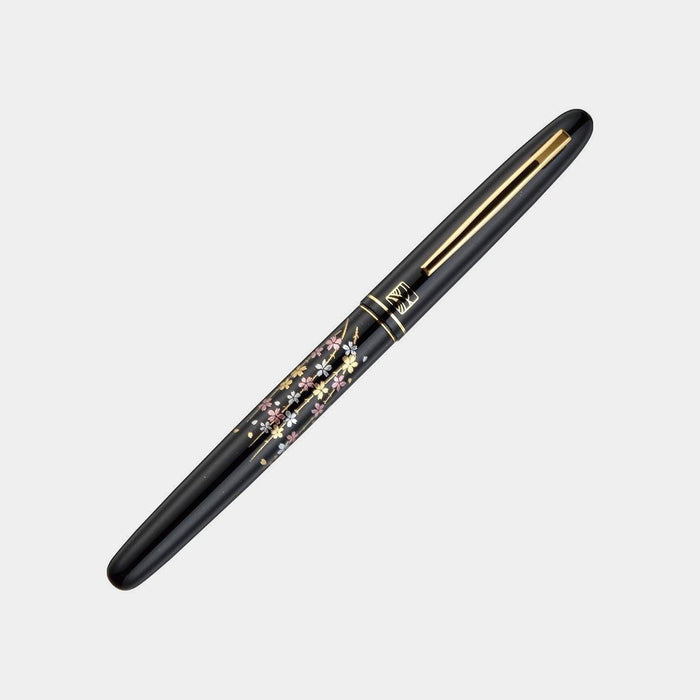 [FOUNTAIN BRUSH PEN] MAKIE STORY CHERRY BLOSSOMS BLACK | CALLIGRAPHY SUPPLIES & BRUSH PENS | KURETAKE