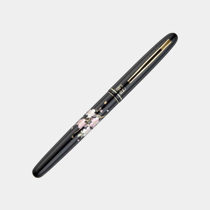 [FOUNTAIN BRUSH PEN] MAKIE STORY CHERRY BLOSSOMS BLACK | CALLIGRAPHY SUPPLIES & BRUSH PENS | KURETAKE