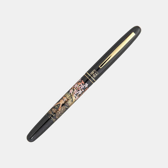 [FOUNTAIN BRUSH PEN] MAKIE STORY CHERRY BLOSSOMS BLACK | CALLIGRAPHY SUPPLIES & BRUSH PENS | KURETAKE