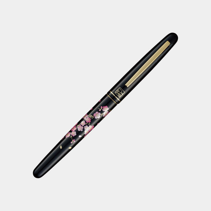 [FOUNTAIN BRUSH PEN] MAKIE STORY CHERRY BLOSSOMS BLACK | CALLIGRAPHY SUPPLIES & BRUSH PENS | KURETAKE