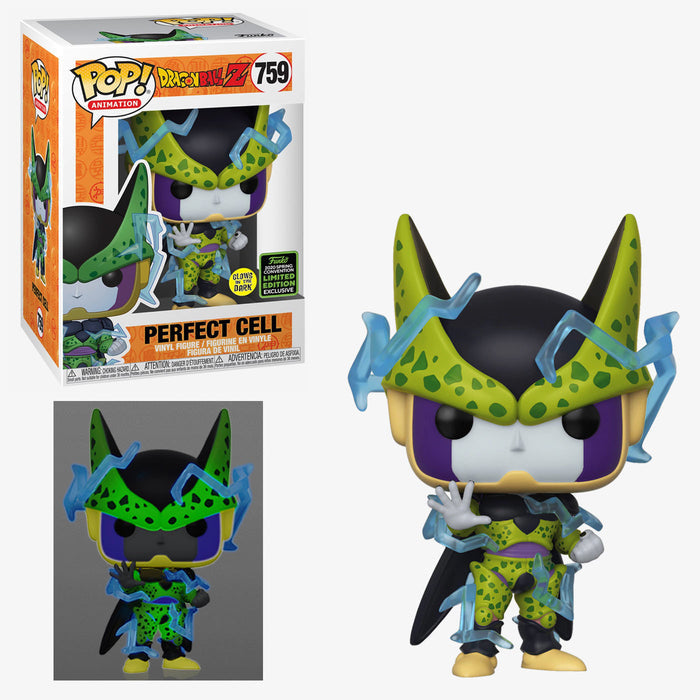 Funko Pop DBZ Perfect Cell Glow in the Dark Spring Convention No Stickers