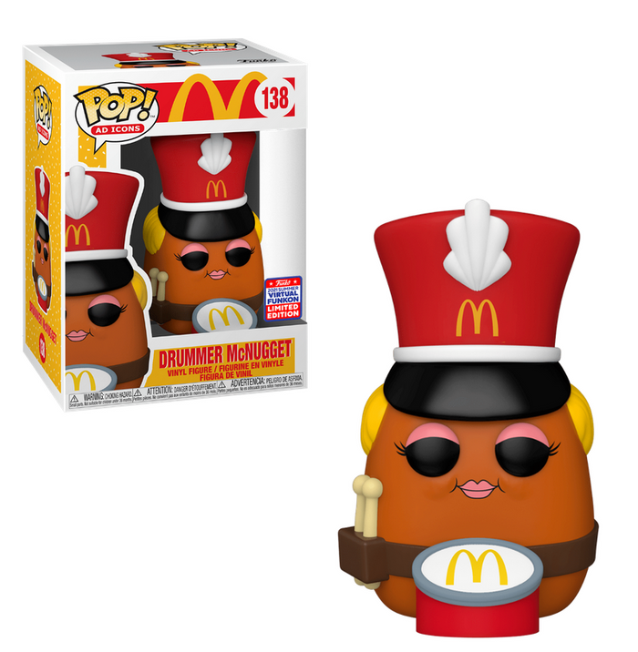 Funko Pop Drummer McNugget Virtual Funkon Tiny Soda Sticker