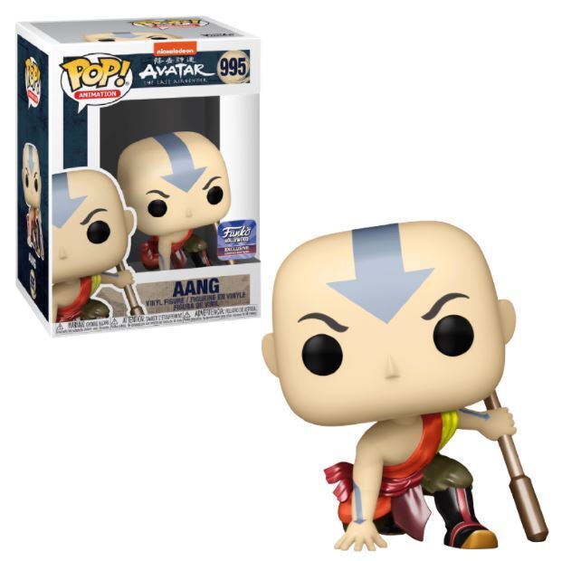 Funko Pop Funko Pop Avatar Aang Metallic Funko Hollywood Store Exclusive Vinyl Toy Art Figure