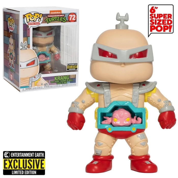 Funko Pop Funko Pop TMNT Teenage Mutant Ninja Turtles 6 Inch Krang Entertainment Earth Exclusive 1 Vinyl Toy Art Figure