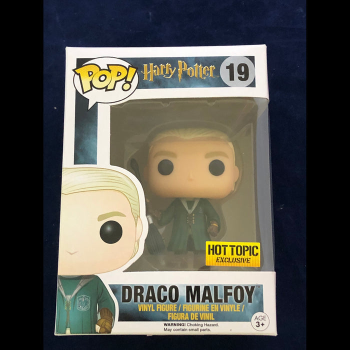 Funko Pop Harry Potter Draco Malfoy Quidditch Hot Topic