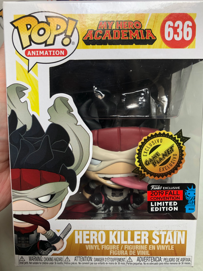 Funko Pop Hero Killer Stain [Fall Convention] Game Planet Sticker