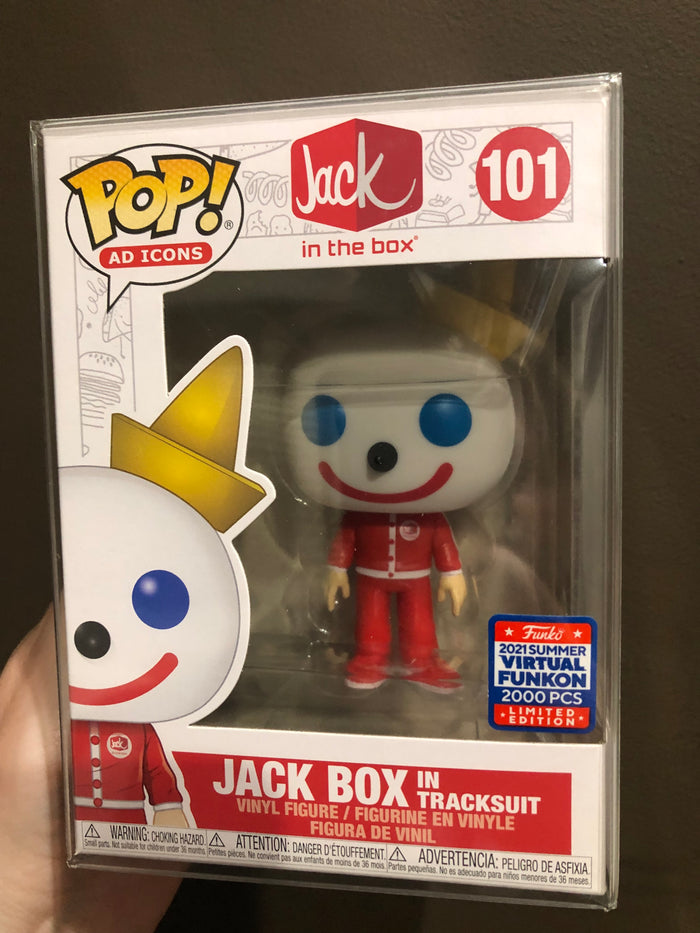 Funko Pop Jack in the Box in Tracksuit Virtual Funkon LE 2000
