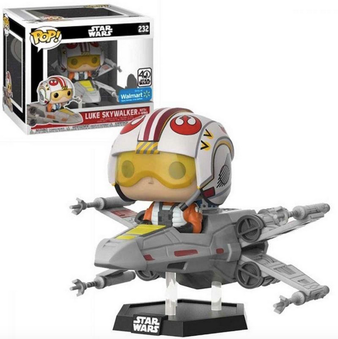 Funko Pop Luke Skywalker with X-Wing Walmart Exclusive