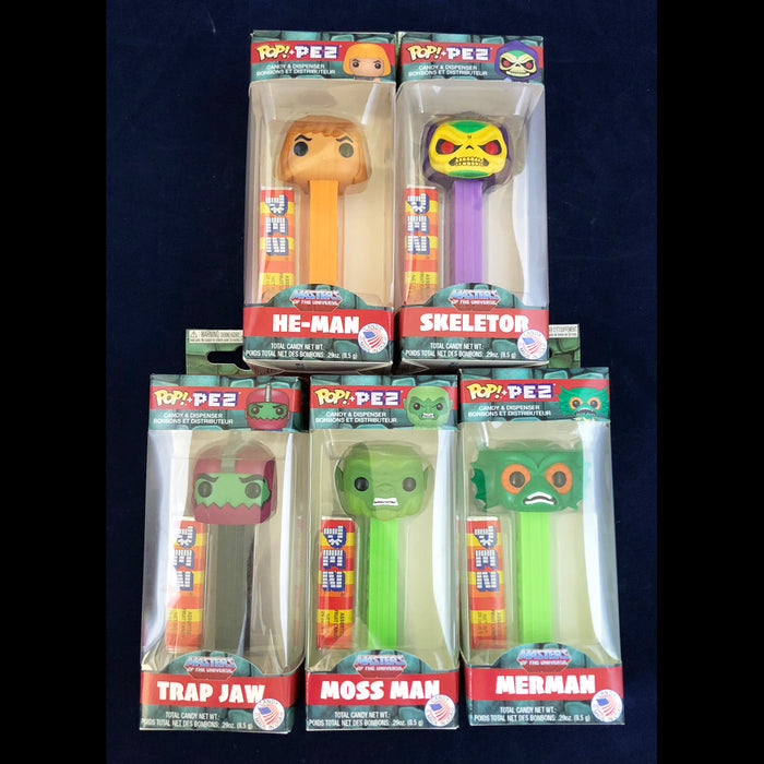 Funko Pop Pez MOTU Masters of the Universe Set of 5 Pez Dispensers