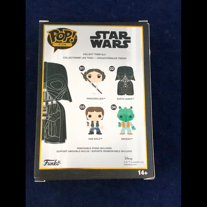 Funko Pop Pins Darth Vader Large Enamel Pin