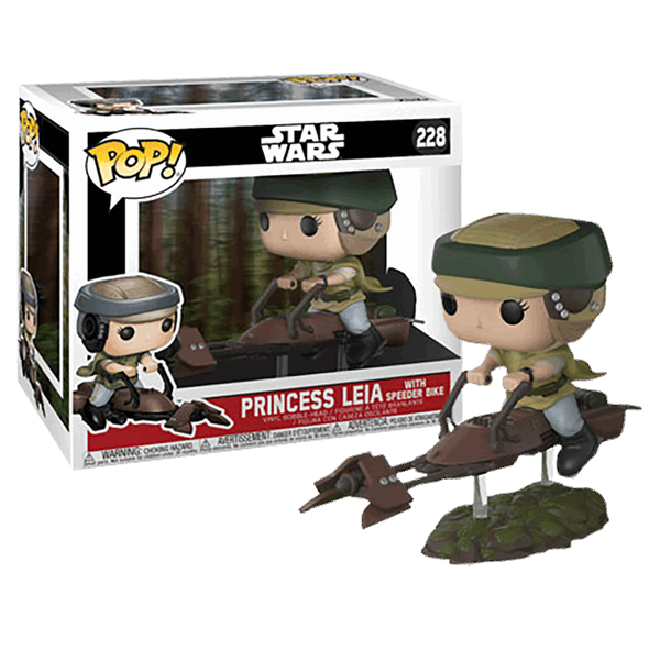 Funko Pop Princess Leia with Speeder Bike