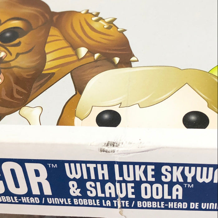 Funko Pop Rancor, Luke Skywalker, and Oola 3 Pack PX Previews