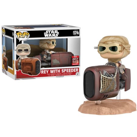 Funko Pop Rey with Speeder Galactic Convention