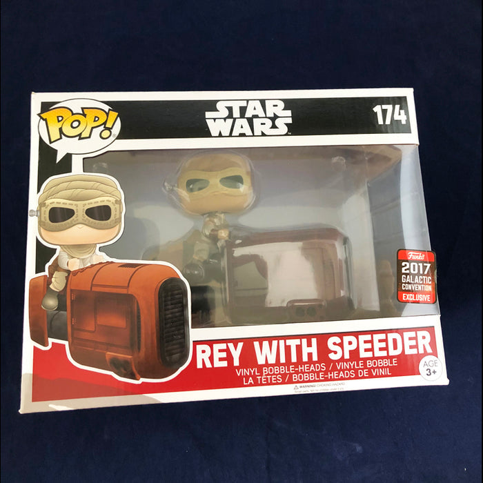 Funko Pop Rey with Speeder Galactic Convention