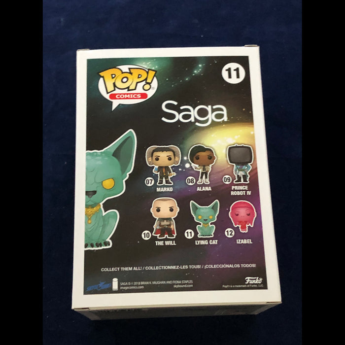 Funko Pop Saga Lying Cat Glow in the Dark Skybound
