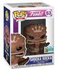 Funko Pop Spastik Plastik Shocka Rocka Brown SDCC Sticker LE 520