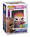 Funko Pop Spastik Plastik Shocka Rocka White Glow in the Dark SDCC Sticker LE 400