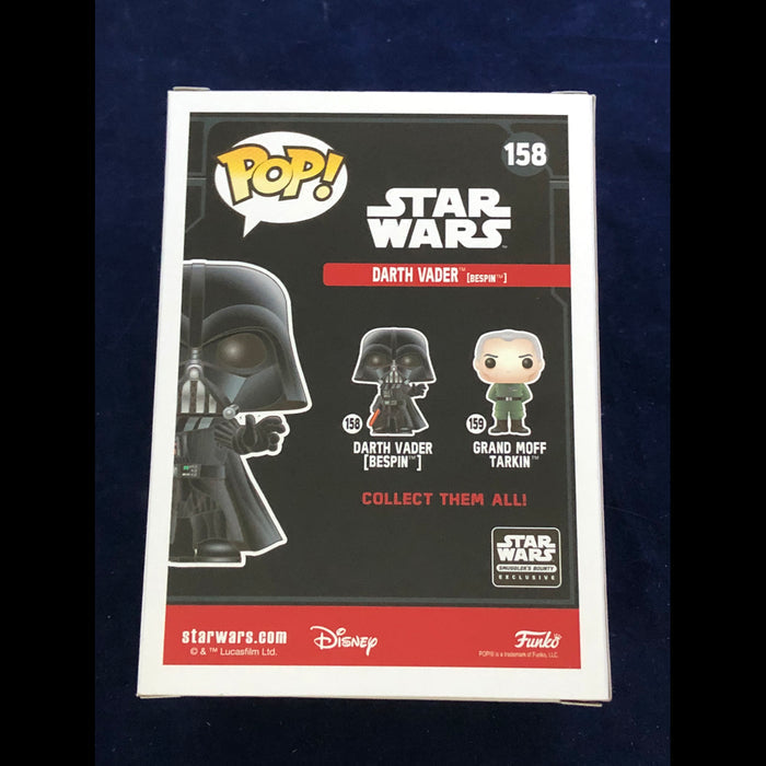 Funko Pop Star Wars Darth Vader Bespin Smugglers Bounty