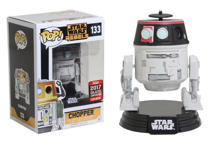 Funko Pop Star Wars Rebels Chopper Imperial Disguise #133 Galactic Convention