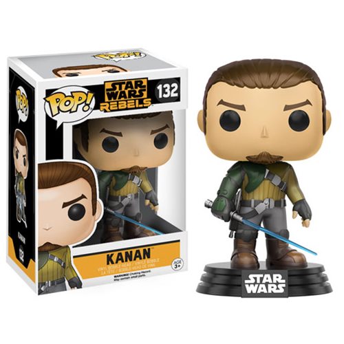 Funko Pop Star Wars Rebels Kanan #132 1.99 sticker on bottom
