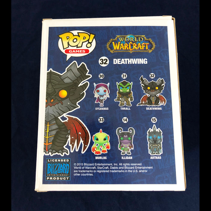 Funko Pop Warcraft 6 inch Deathwing Gold Simply Toys Singapore