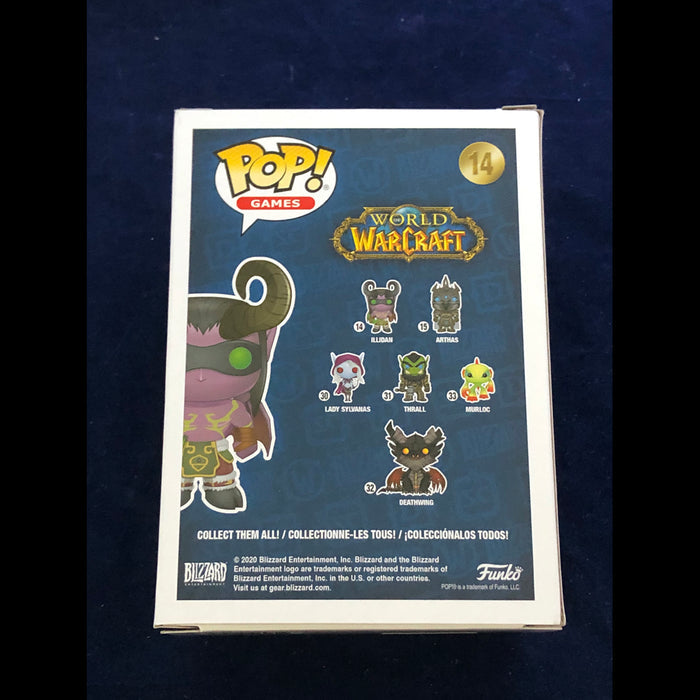 Funko Pop World of Warcraft Illidan Metallic Blizzard