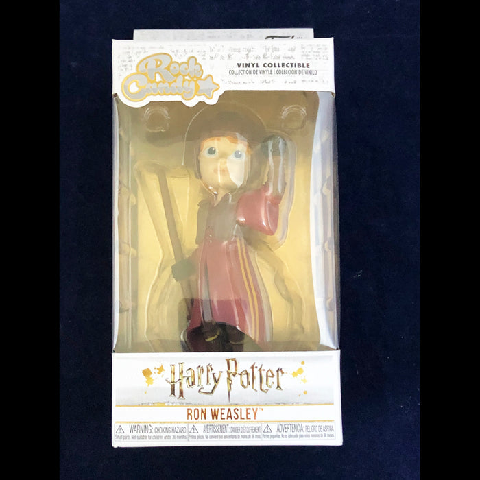 Funko Rock Candy Harry Potter Ron Weasley Quidditch Rare Vaulted Vinyl Toy Art Figure
