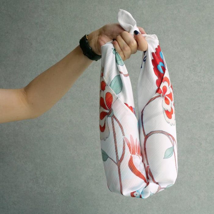 [FUROSHIKI] KEMONODE WHITE (L) | MORPHOSHERE | KYOTO YUZEN DYEING