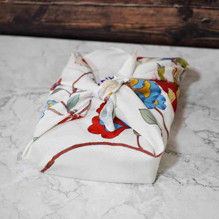 [FUROSHIKI] KEMONODE WHITE (L) | MORPHOSHERE | KYOTO YUZEN DYEING