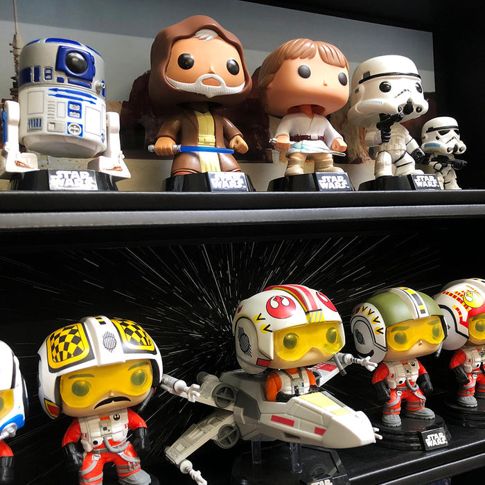 Galaxy Themed 18 x 6.25 Background Decals for SOLO & CLASSIC Display Geek Shelves