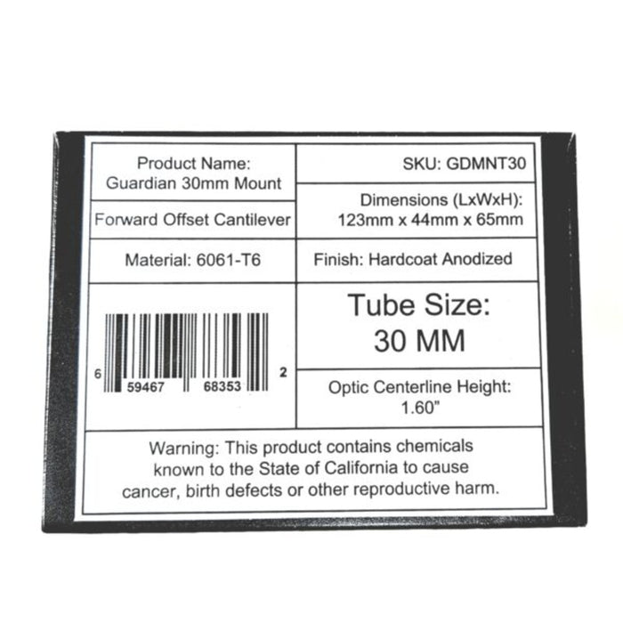 Gideon Guardian LPVO 30mm Scope Mount