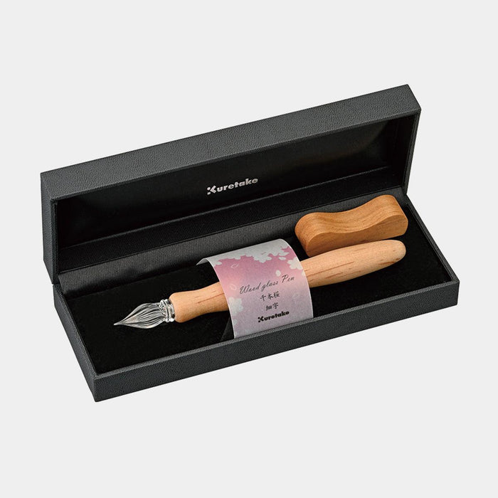 [GLASS DIP PEN] WOOD CHERRY BLOSSOMS | CALLIGRAPHY SUPPLIES & BRUSH PENS | KURETAKE
