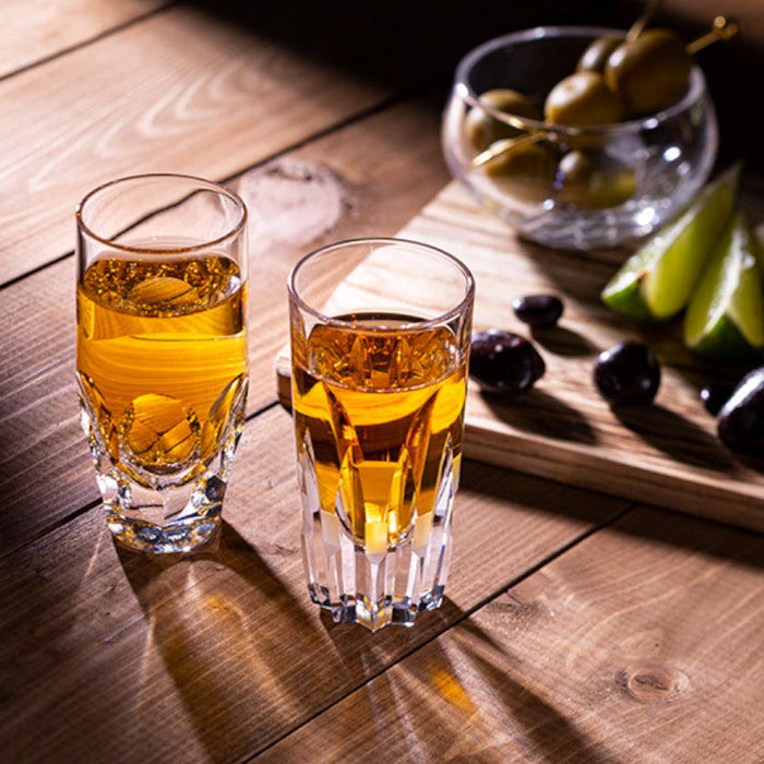 [GLASS] SHOT GLASS ANCIENT PARALLEL-CROSS | CRYSTAL GLASS | KAGAMI CRYSTAL